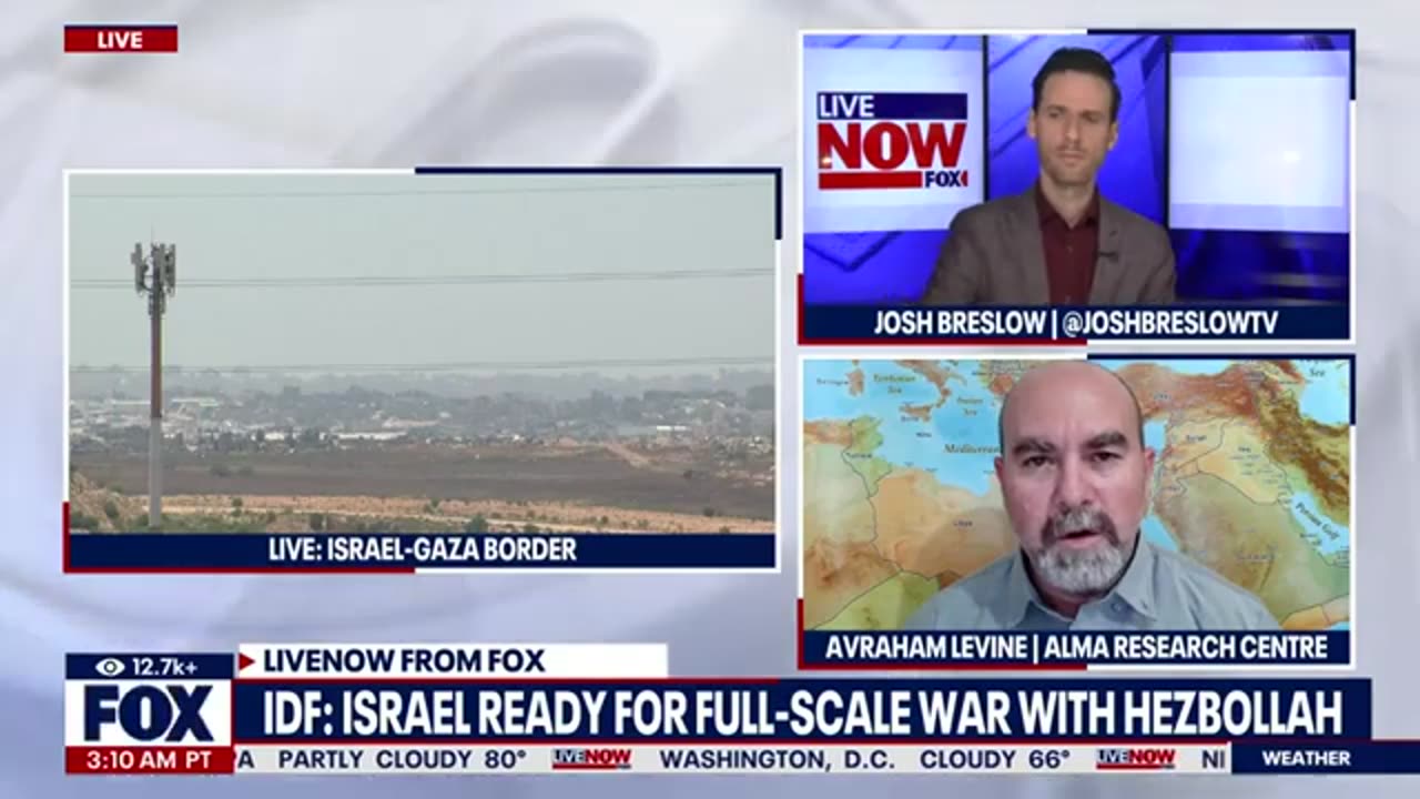 Israel fighter jets target Hezbollah military, full scale war looms _ LiveNOW from FOX