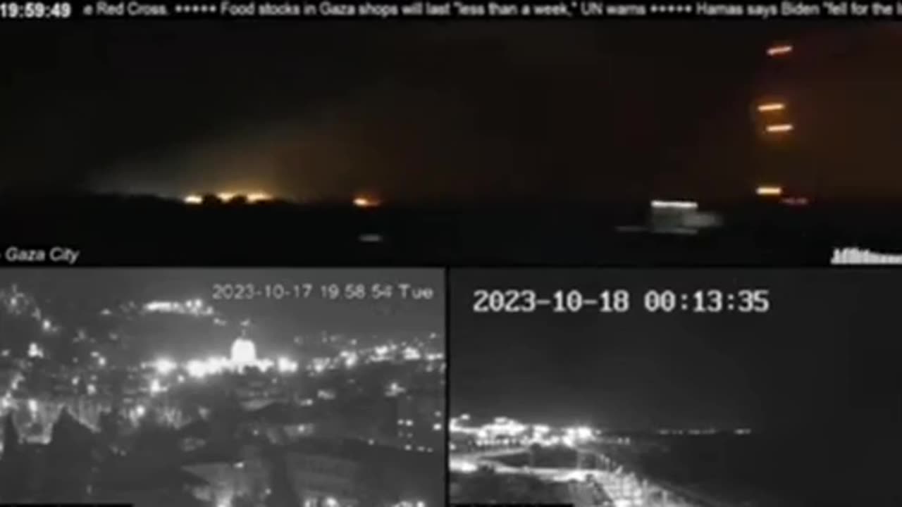 🚀🇮🇱 Israel War | Live Footage: Failed Hamas Rocket in Gaza | RCF