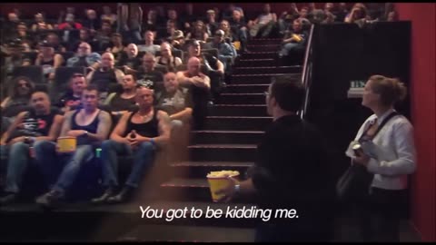 Funniest prank at movie theater.