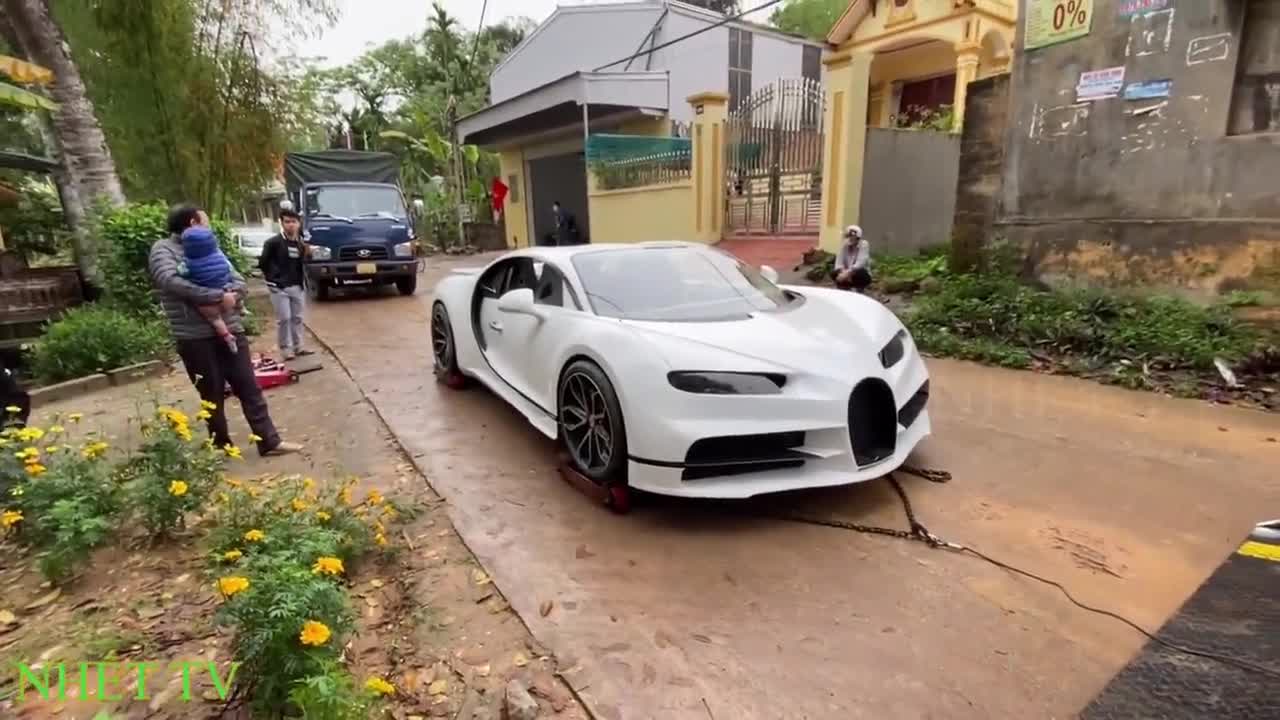Bugatti needs a lot of procedures to load the car.