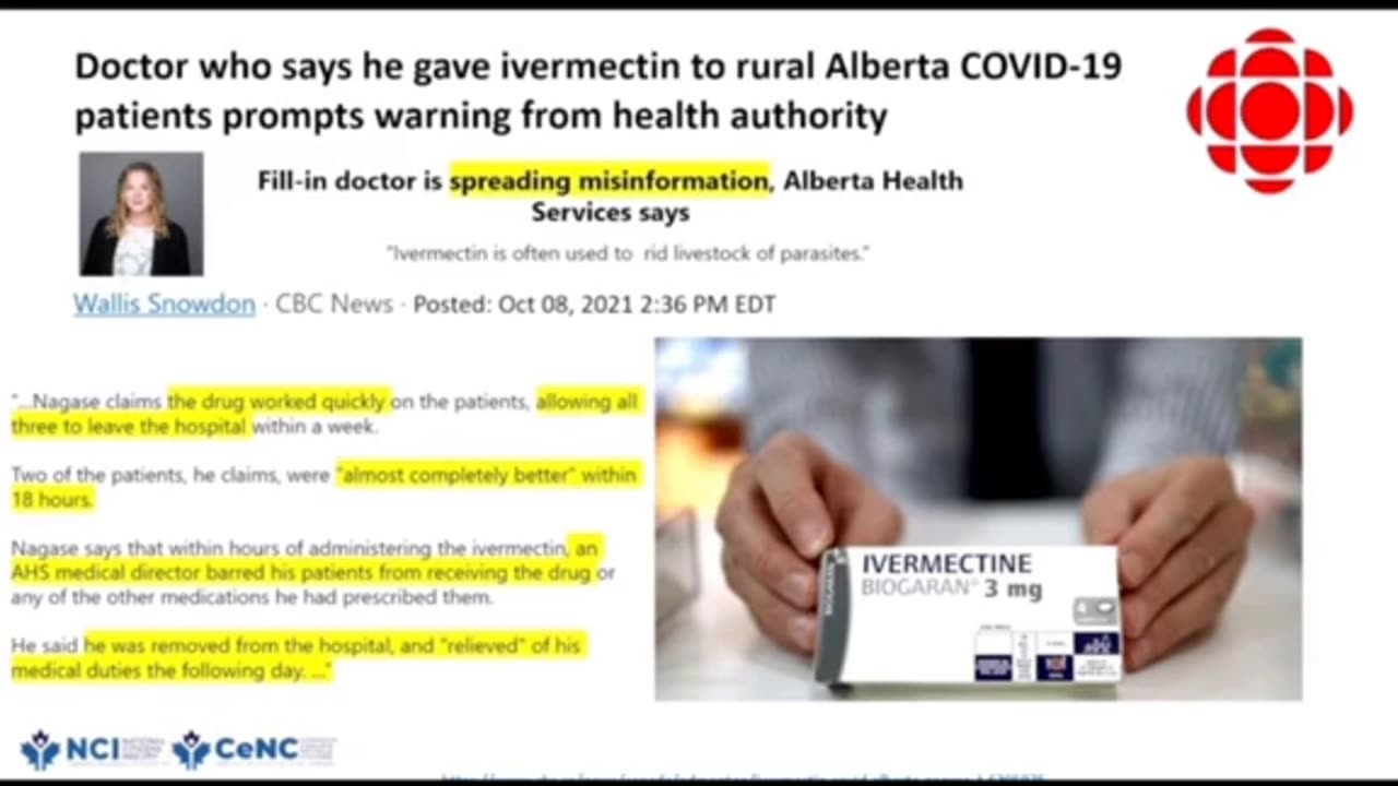 CBC ivermectin coverup