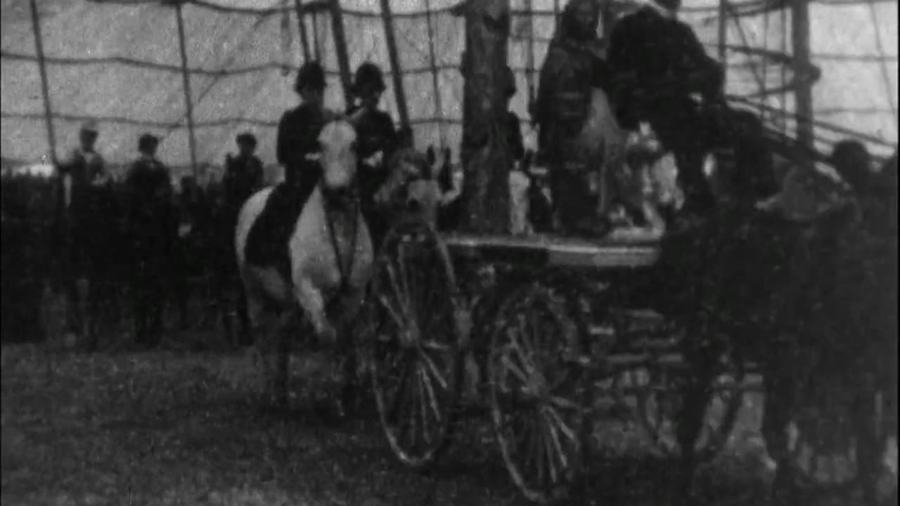 A Day At The Circus (1901 Original Black & White Film)