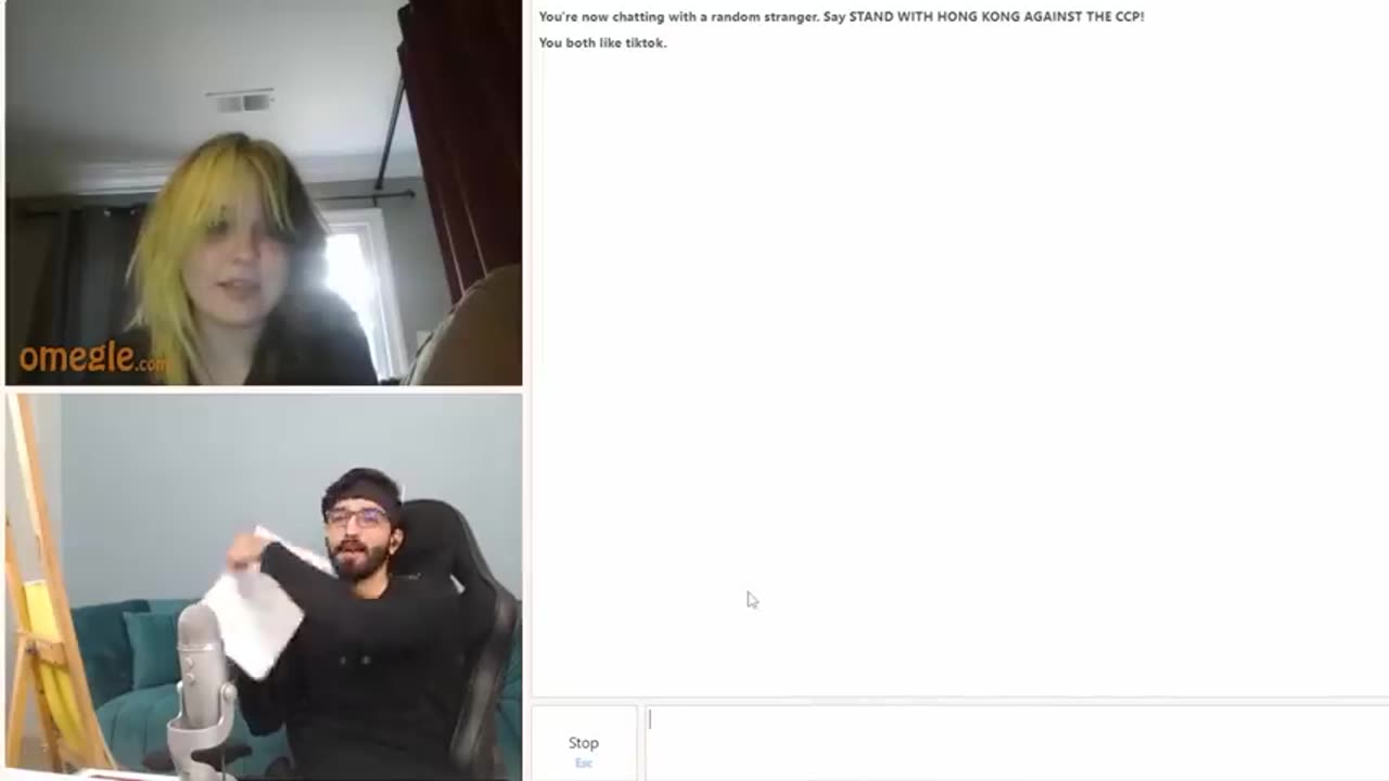 PAINTING MY LOVE ON OMEGLE