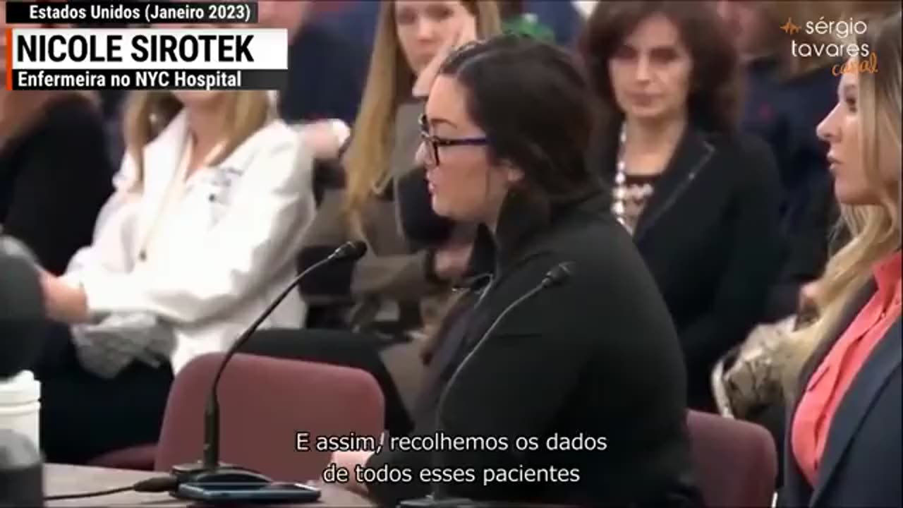 "A maior parte dos pacientes não morreu de covid, eu vi pessoalmente"- Nicole Sirotek, enfermeira. "Seguir as ordens, matou milhares", acrescentou.