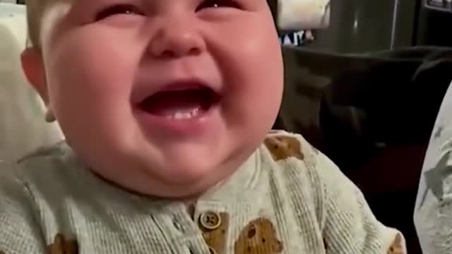 Cute baby laugh 🥰🥰🥰