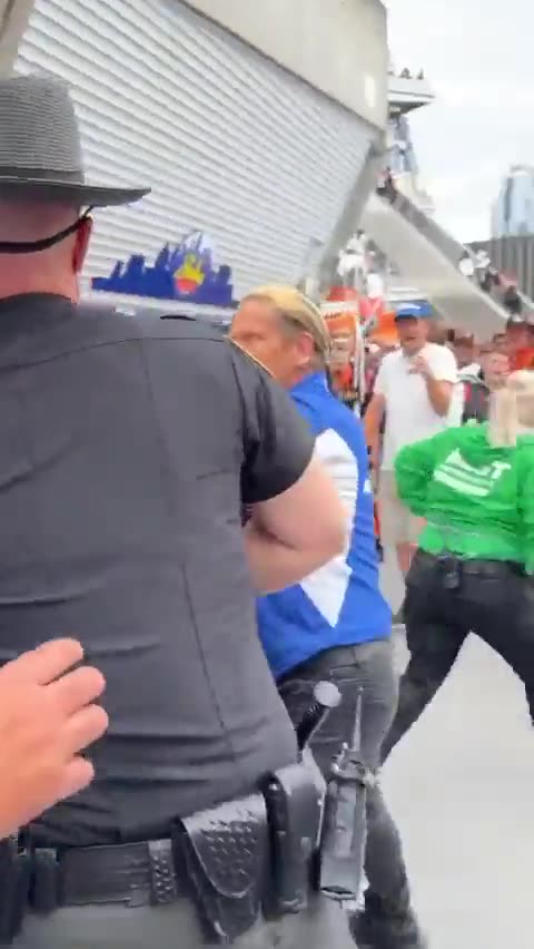 Brutal Textbook Headbutt While Handcuffed