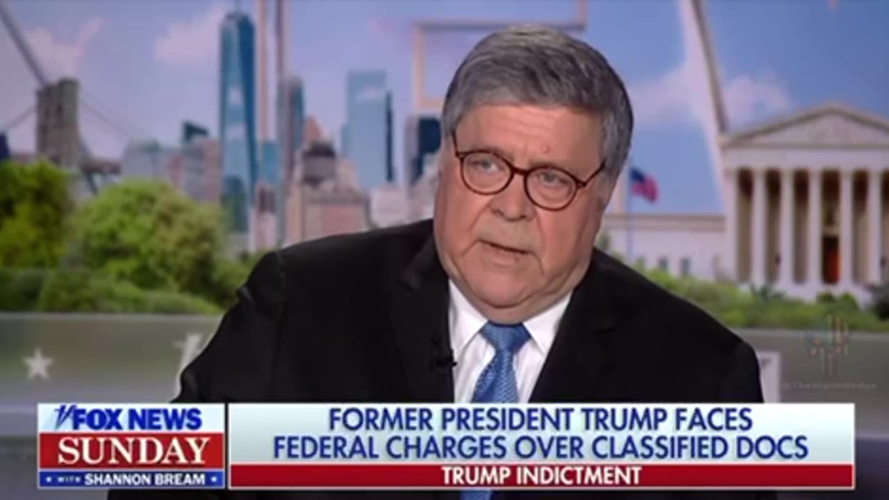 Bill Barr playing his role or being a deep state scumbag.