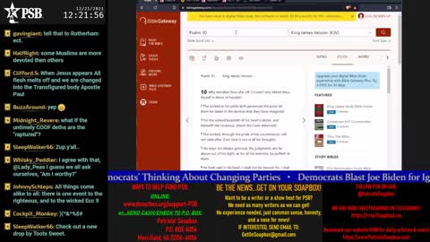 2021-12-20 23:00 EST - Crossing the Matrix: with Chris