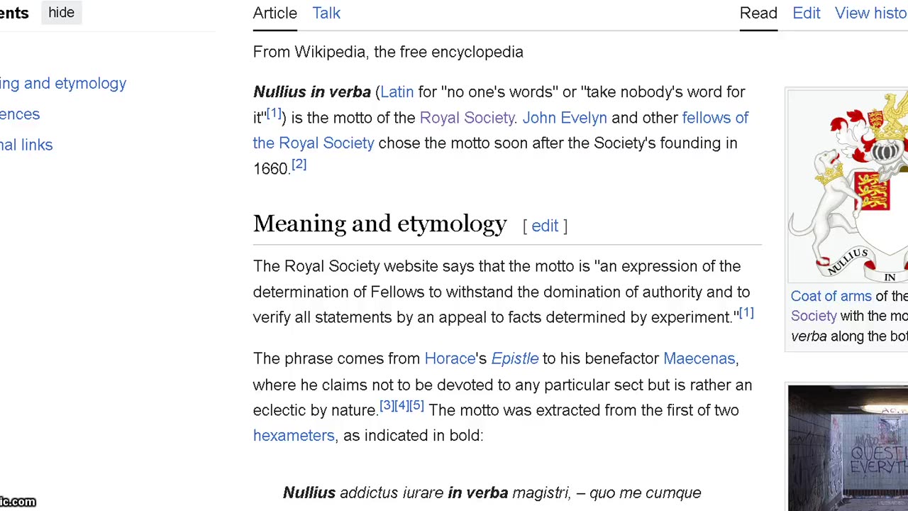 "take nobody's word for it"