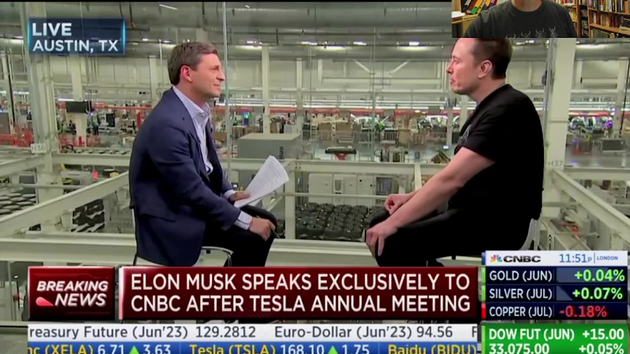 CNBC Tries to shut down Elon Musk on Behalf of George Soros.