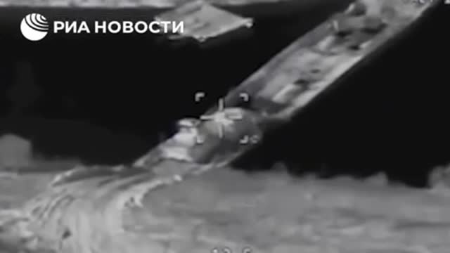 KA-52 Alligator Destroying Ukrainian Vehicles