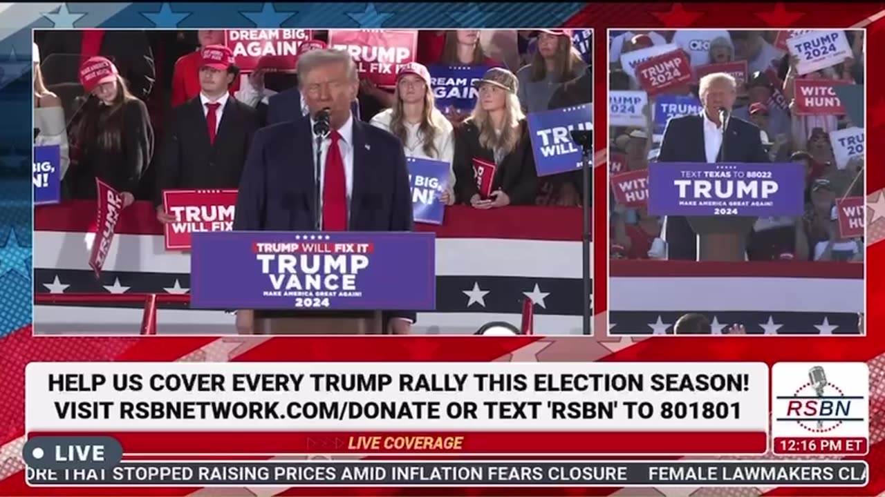 👀 TRUMP: I WON’T BE DOING THIS ANYMORE, AFTER TODAY
