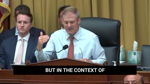 Jim Jordan grills FTC chair over FTC attacks on Twitter- 1st Amendment.