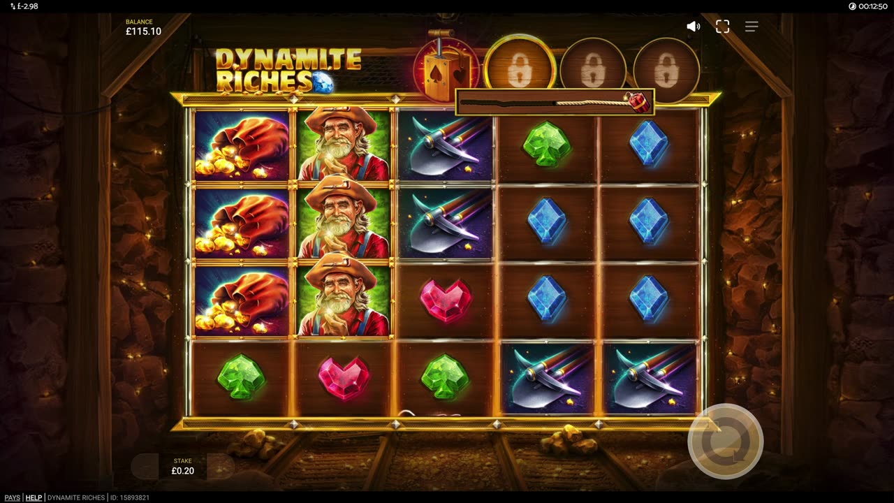 Dynamite Riches, 10 minute slots