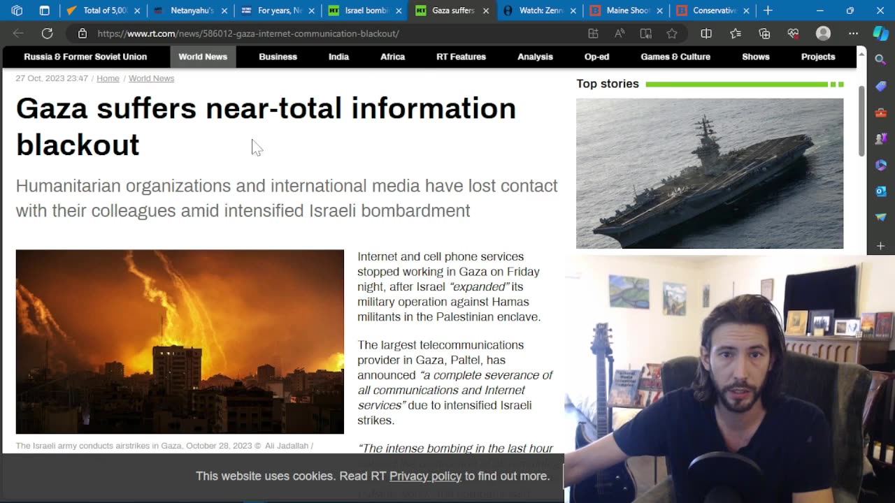 Israel Invades Gaza with US Troops? Mike Johnson Supports Funding Ukraine, Maine Shooter Found Dead