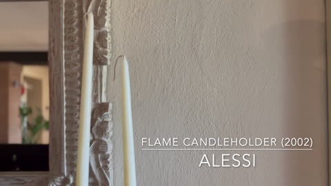 Flame Candleholder (2002) by Alessandro Mendini for Alessi