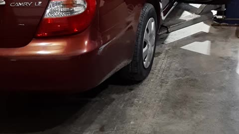 03 Camry rear seat removal