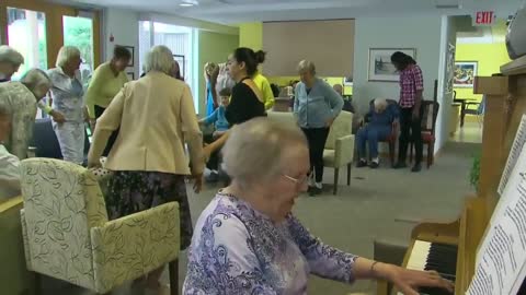 Magic of music: 102-year-old’s memory triggered by piano