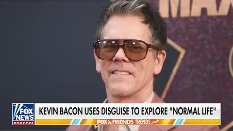 Kevin Bacon recalls venture into public disguised as a 'normal person' #shorts