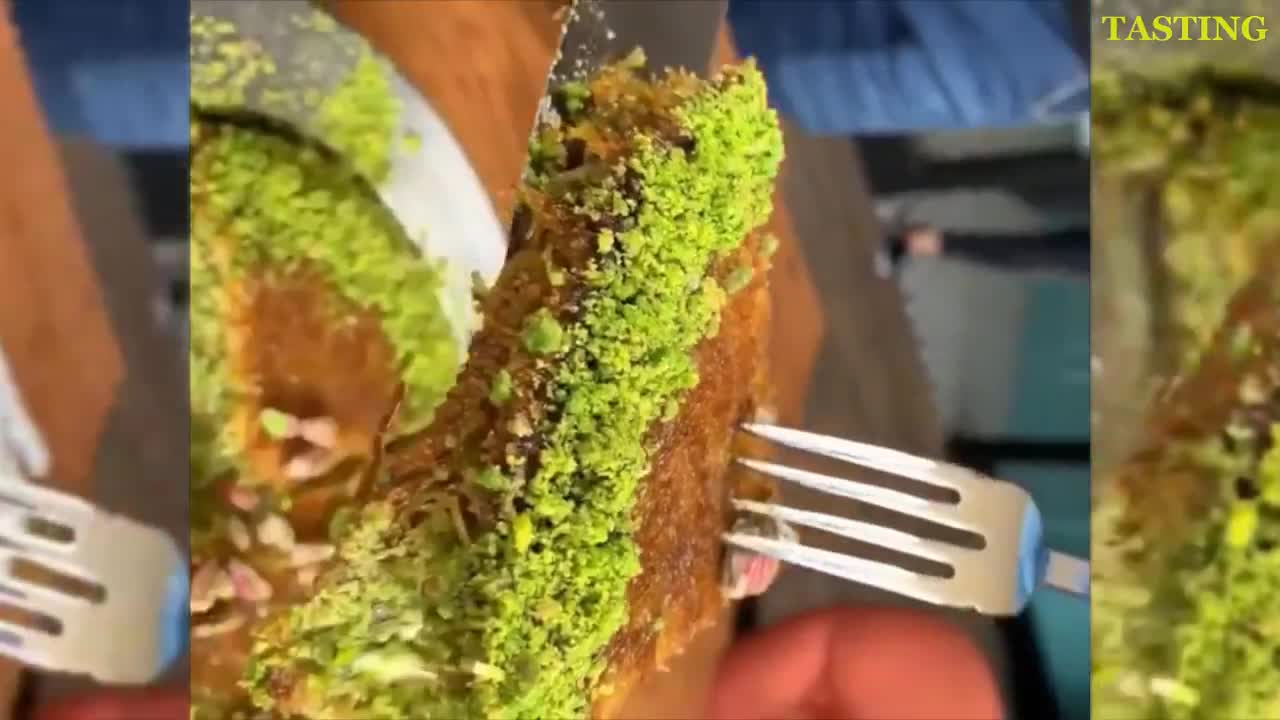 How to Make Kunefe Pistachios delicious Turkish recipe