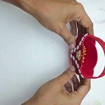 DIY Glitter Foam Basket || Glitter Foam Sheet Crafts Idea