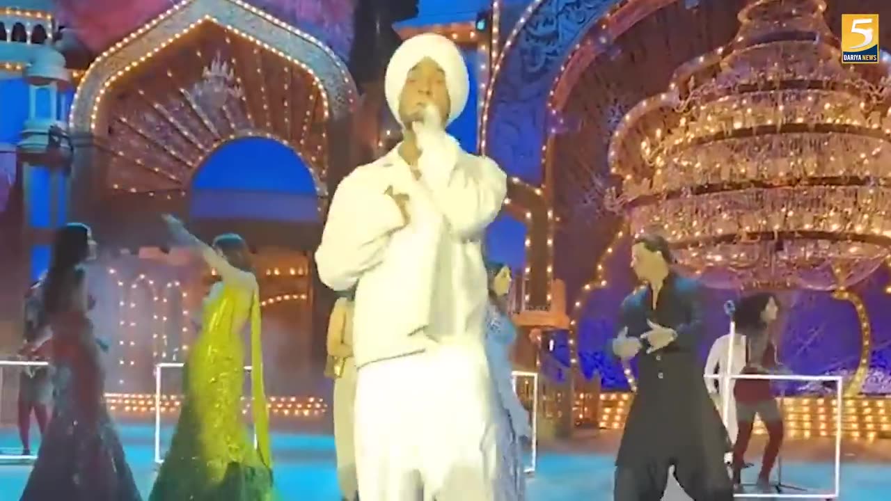 #DiljitDoanjh Full Perfomance At Ambani Pre Wed