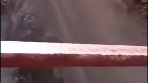 Opening a Dam's gate after years#