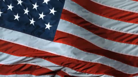 [10 Hours] American Flag Waving - Video & Audio [1080HD]