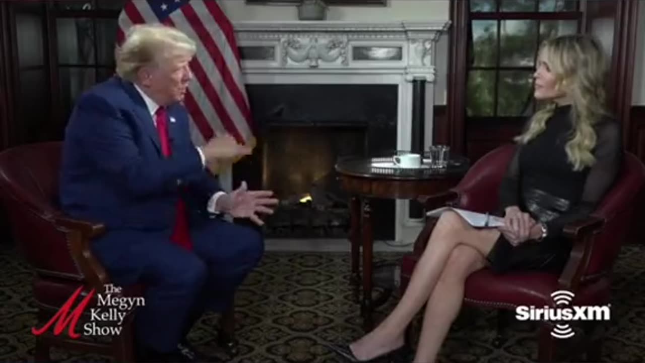 MichaelDeLauzon Megan Kelly interview of President Trump at Bedminster.