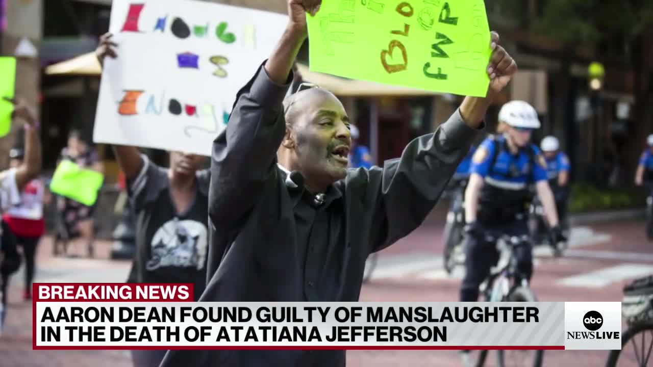 Police officer found guilty of manslaughter in killing of Atatiana Jefferson