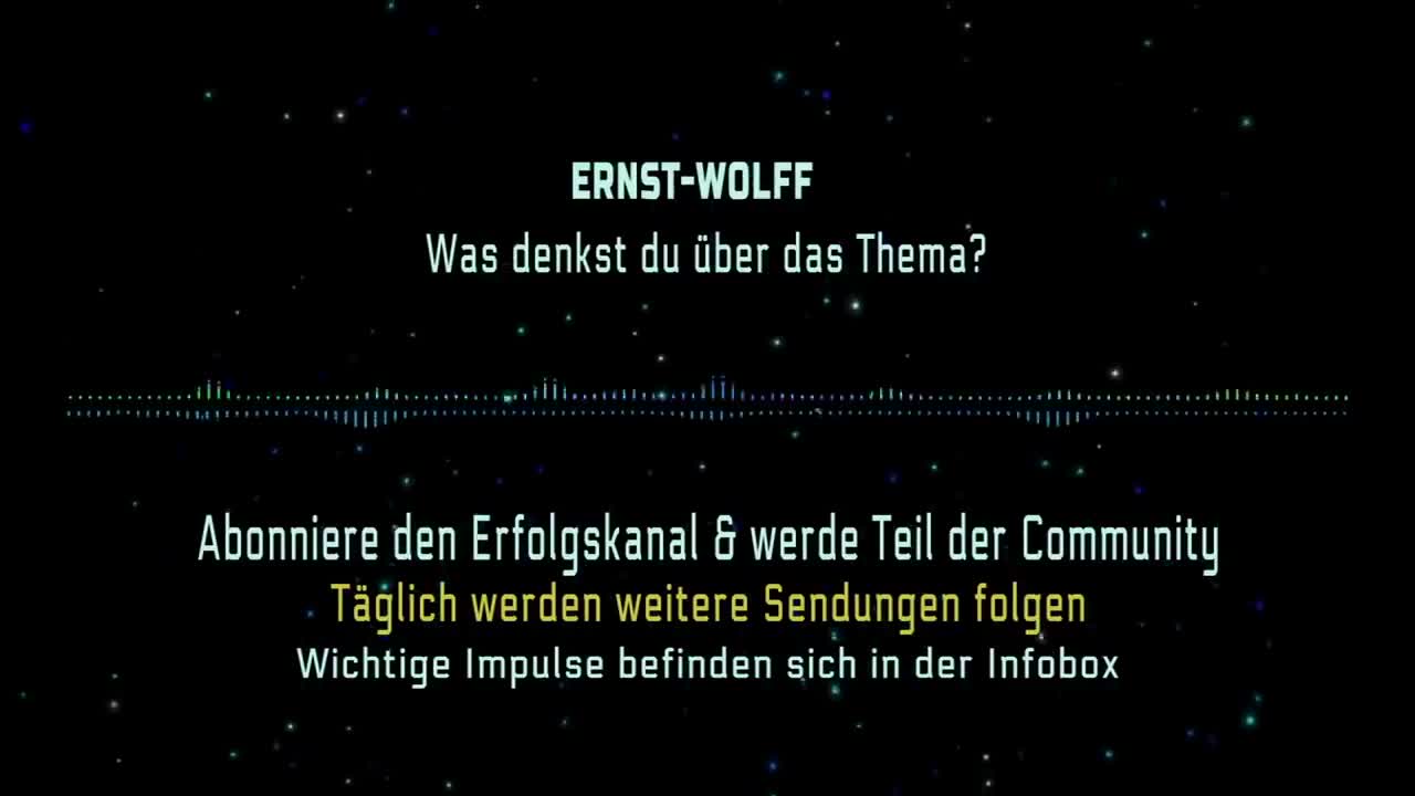 ERNST WOLFF MIT KRASSER PROGNOSE!