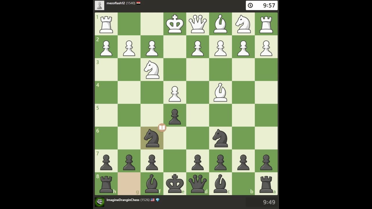 Typical 1500 elo chess.com blundering checkmate on move 11 in the Italian