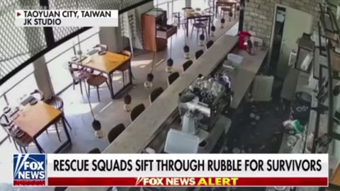 Fox news about Earthquake in Taiwan