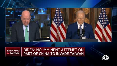 President Biden: I do not believe China will try to invade Taiwan imminently