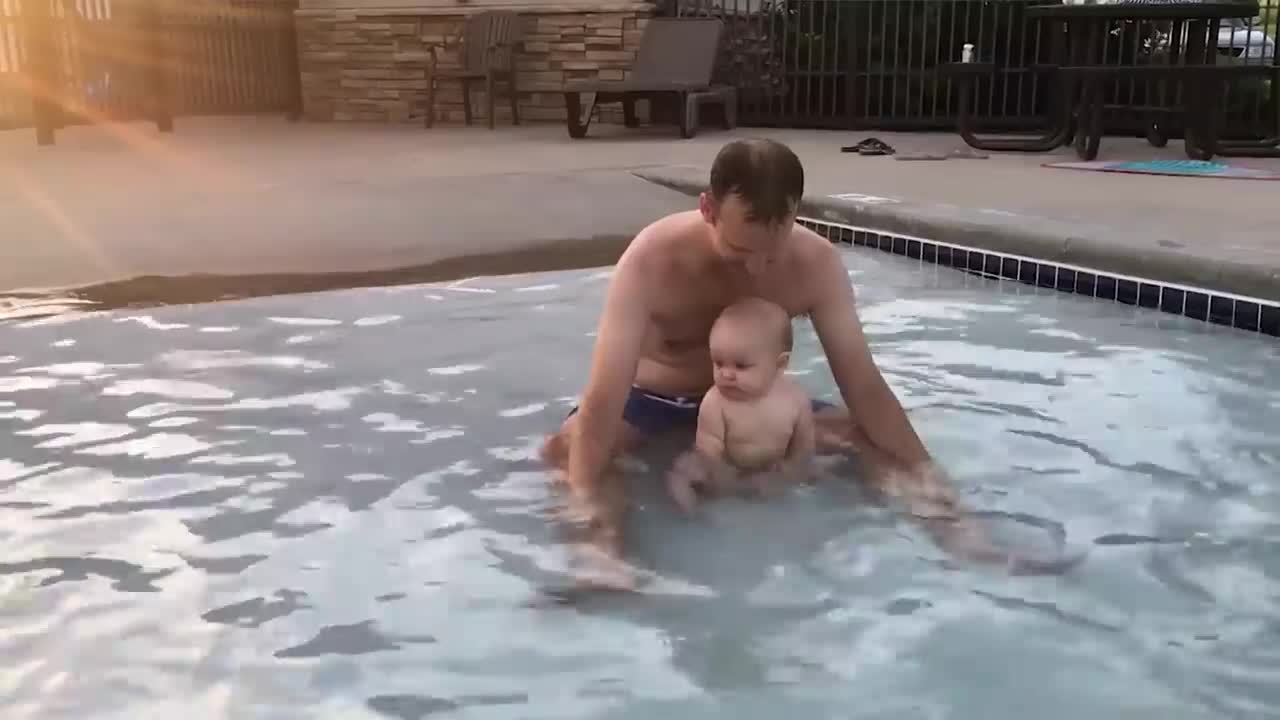 Try Not To Laugh - Funniest Baby Playing With Water