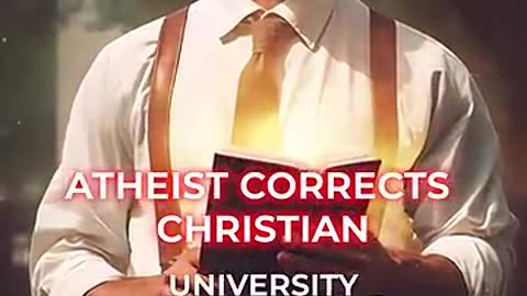 atheist shorks christian with what he says.