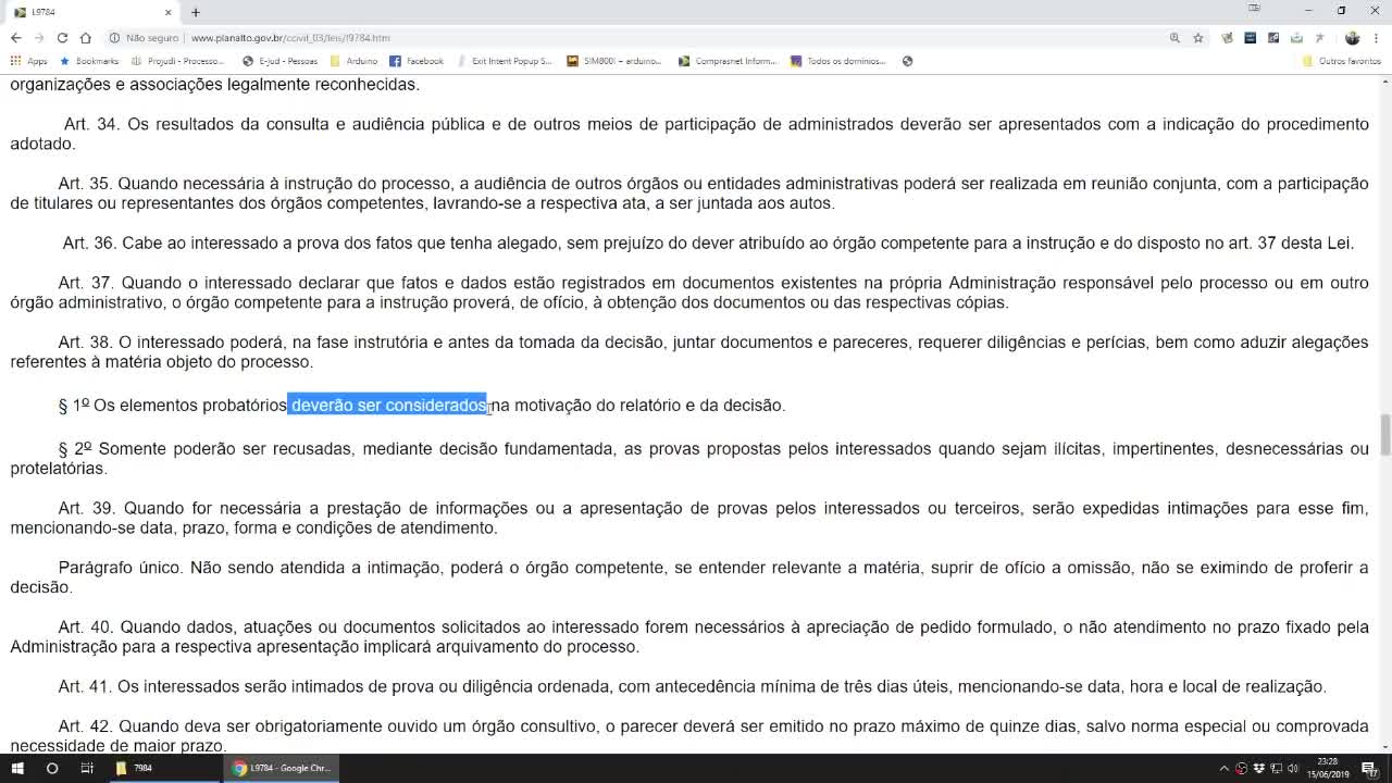 Analise Pratica Lei 9.784/99 - Parte 3 - Defesa Previa - Instrução