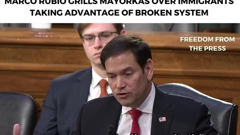 Marco Rubio has had enough!