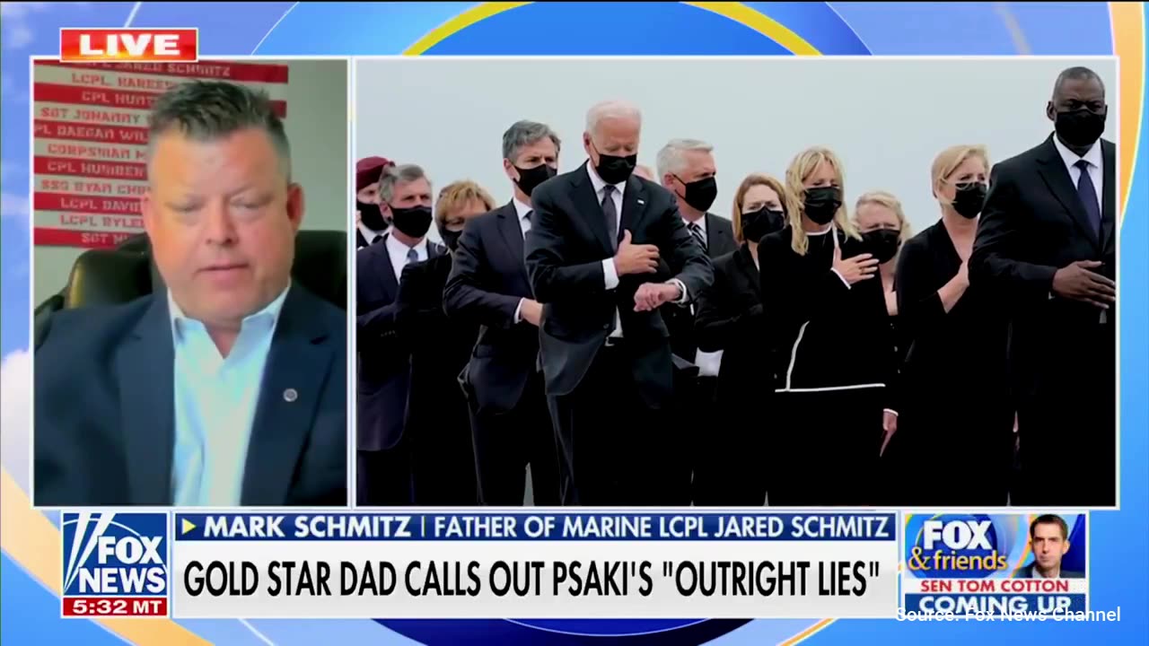 WATCH: Gold Star Father Slams Jen Psaki Over “Lies” About Biden Checking Watch During Ceremony