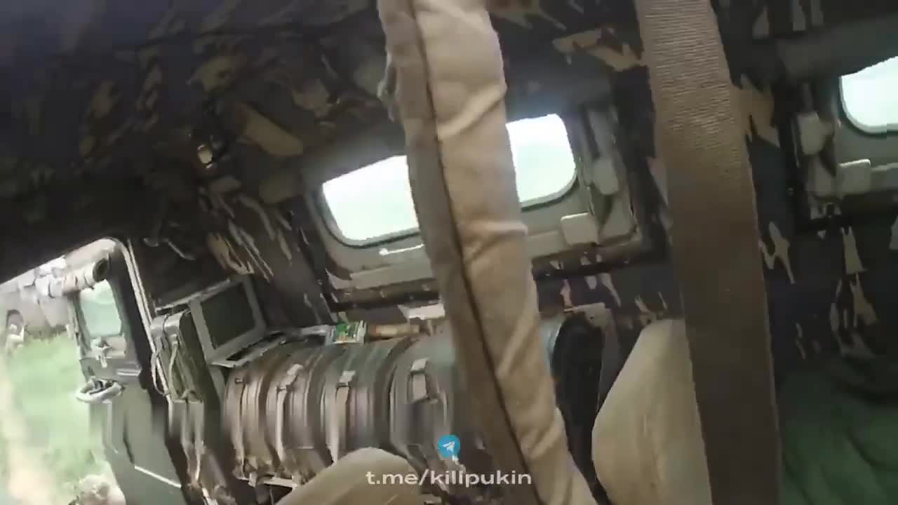Near the village of Polohy part of the Russian column was ambushed