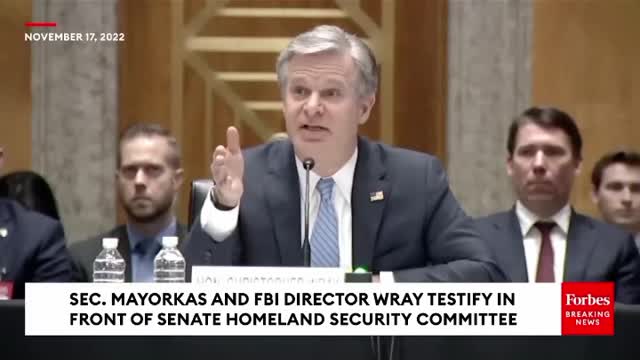 Ron Johnson Confronts FBI Director For Targeting Him With 'Set-Up' Over Hunter Biden Concerns