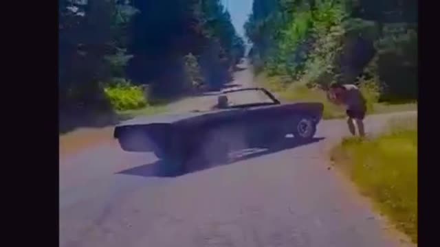 First time driving my Pro Street '67 Barracuda ragtop in over 30 years!