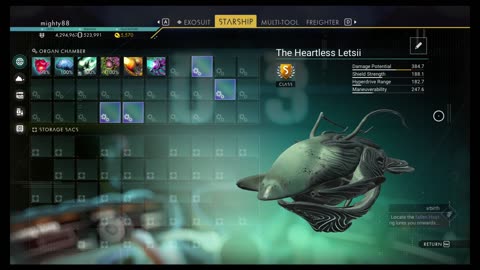 No Man's Sky - THe Heartless Letsii - Living Ship
