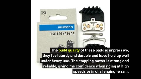 Buyer Comments: Shimano Metal PAD(H03C) WFIN & Spring WSplit PIN