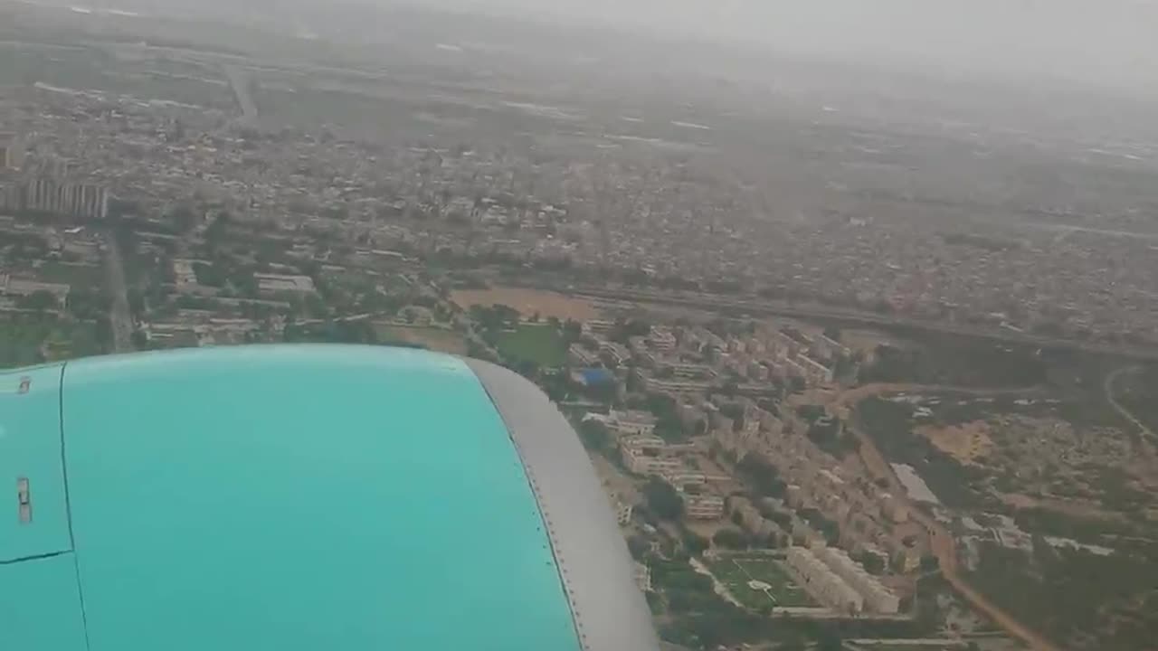 taking off plane shot