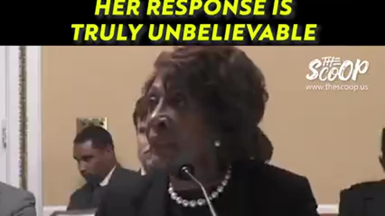 Maxine Waters Has Total Meltdown In Congress