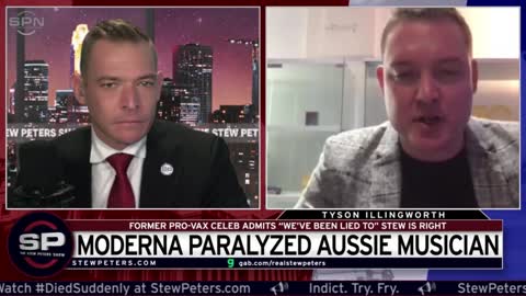 Aussie DJ Celebrity PARALYZED By Moderna; Former Pro-Vax Celeb Admits “We’ve Been Lied To”