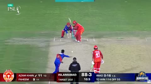 Azam Khan All Sixes in HBL PSL 8 #psl