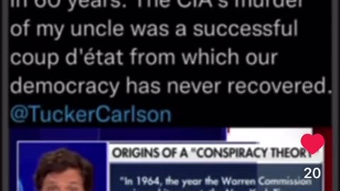 Tucker on JFK assassination (RFK confirm)