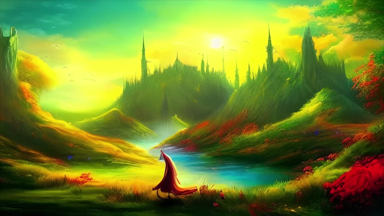Fantasy Meadow and Brook White Noise for Sleep